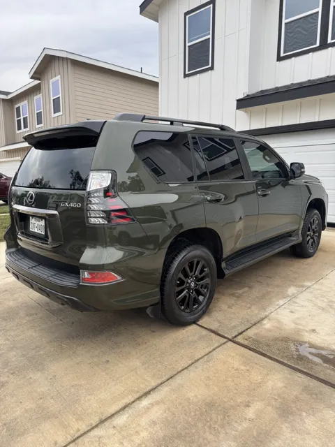 Vehicle exterior photographed at a detailing location