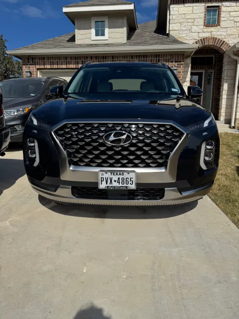 Vehicle exterior photographed at a detailing location
