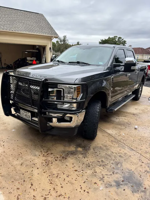 Vehicle exterior photographed at a detailing location